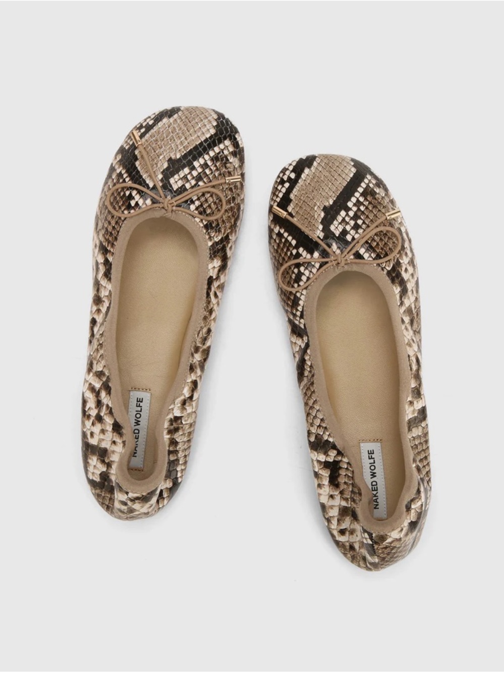 Naked Wolfe SCRUNCH NATURAL SNAKE new nvr worn in box size EU 41/ US 11!